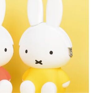 miffy Yellow and White 3D Bunny Coin Pouch